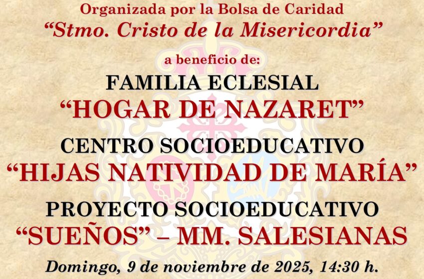  Celebración de la XIX Comida Solidaria en Valdepeñas el 9 de noviembre.