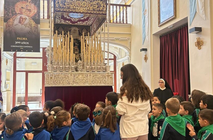 Comienzan las visitas de escolares a la Stma. Virgen de la Palma de Valdepeñas