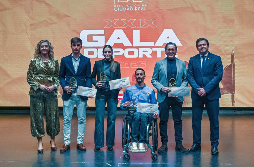  La XXIX Gala Provincial del Deporte se celebra en Puertollano con reconocimiento a los mejores atletas.