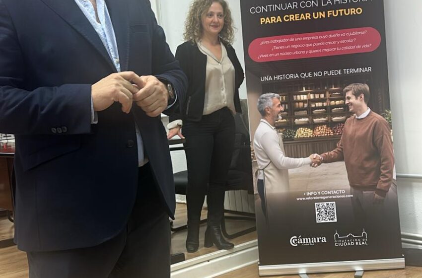  La Cámara de Comercio de Ciudad Real impulsa el relevo generacional en Villanueva de los Infantes.