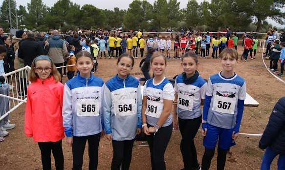  Diez podios para el Valdepeñas A.C. Sistemas Valcom en el provincial de campo a través