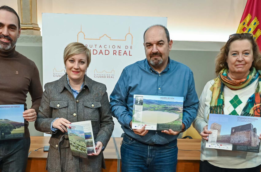  Presentación de cuatro guías interpretativas del patrimonio volcánico en la Diputación de Ciudad Real