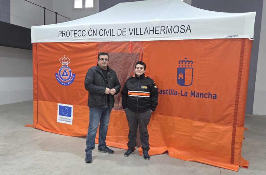  El Ayuntamiento de Villahermosa recibe nueva tienda de campaña para Protección Civil