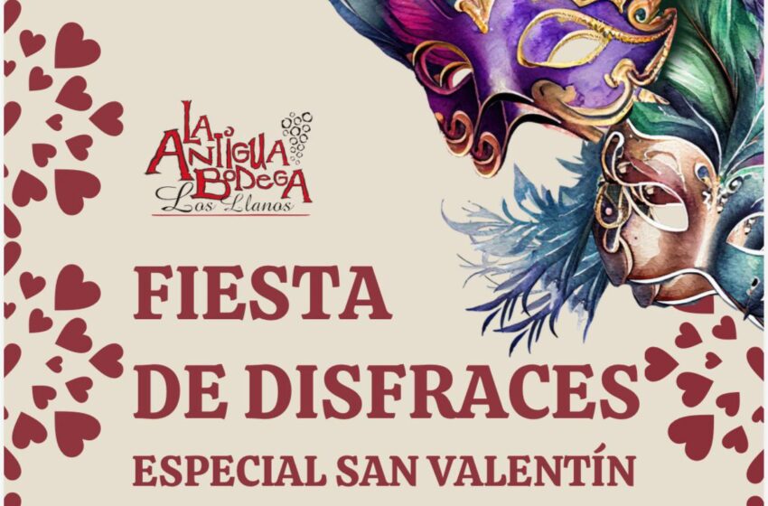  La Antigua Bodega Los Llanos de Valdepeñas se viste de gala para San Valentín con una Fiesta de Disfraces y un Menú Especial