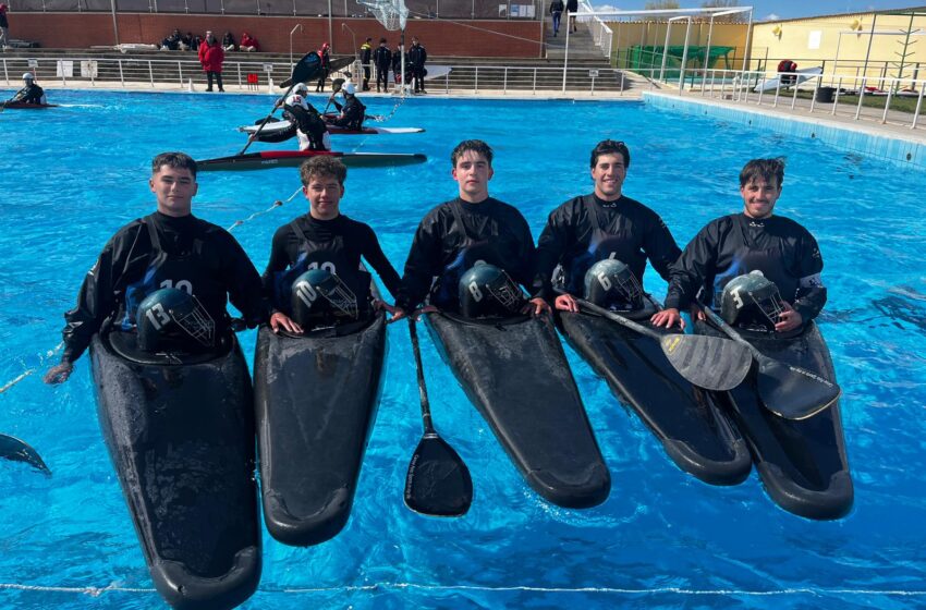  El Club Kayak Polo Valdepeñas logra un meritorio quinto puesto en el Primer Torneo de la XXVII Liga Nacional Sub-21