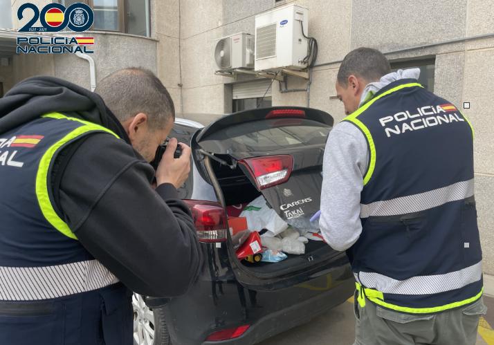  La Policía Nacional detiene en Ciudad Real a un varón especializado en la comisión de robos en vehículos