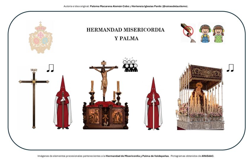  La Hermandad de Misericordia y Palma lanza una publicación pionera con pictogramas para personas con autismo.