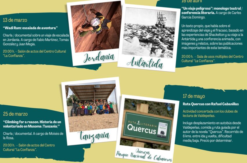  La Biblioteca Pública de Valdepeñas presenta la programación ‘Voces viajeras en la biblioteca’