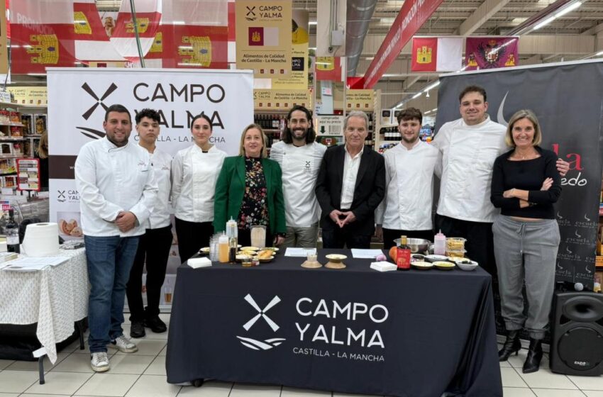  El Gobierno de Castilla-La Mancha y Alcampo Toledo impulsan la promoción de los alimentos Campo y Alma con un showcooking