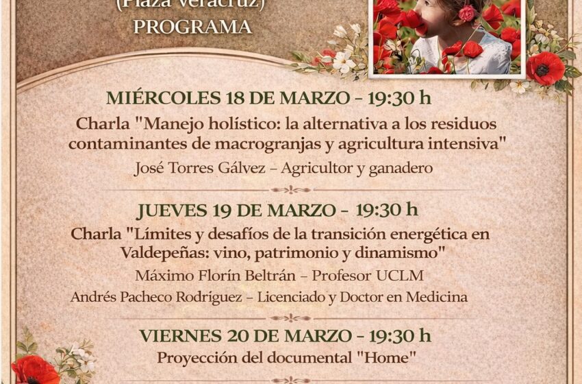  El Grupo Agroecológico La Alegría de la Huerta Manchega lanza la 8ª Semana sin Tóxicos.