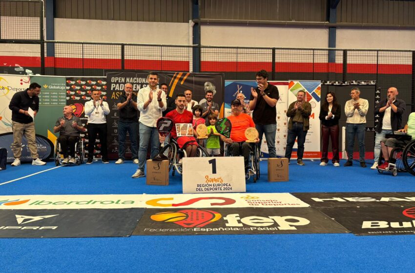  El Gobierno regional reconoce la labor de ASMICRIP en el VII Open Nacional de Pádel en Silla de Ruedas y refuerza su apuesta por el deporte inclusivo
