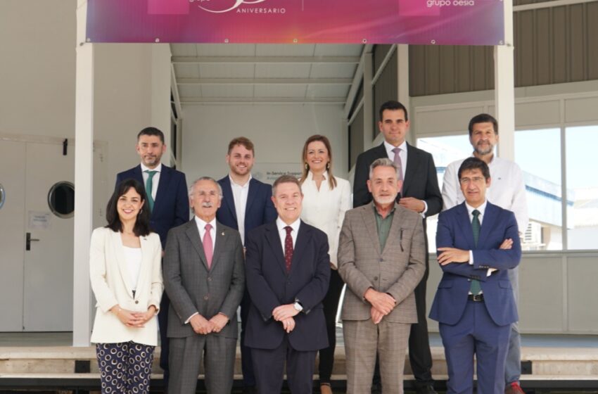  Grupo Oesía celebra el acto oficial de colocación de la primera piedra de su centro tecnológico de Valdepeñas