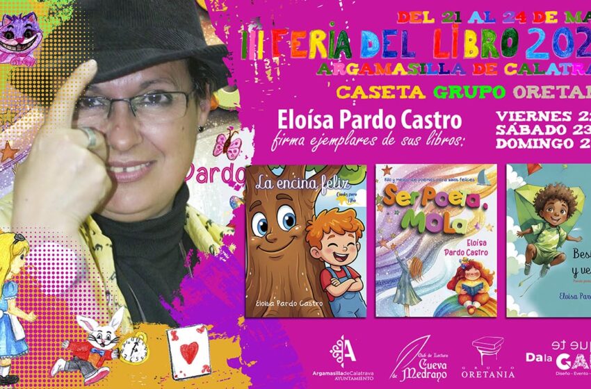  El tierno y mágico universo infantil de Eloísa Pardo Castro llega a la Feria del Libro de Argamasilla de Calatrava