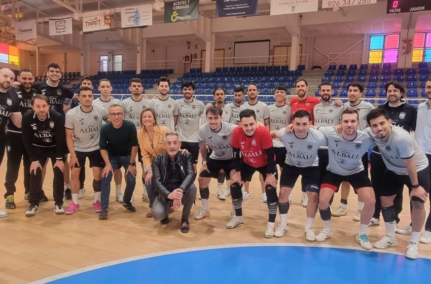  Valdepeñas arropa al Viña Albali FS antes de la Final Four de la Copa del Rey