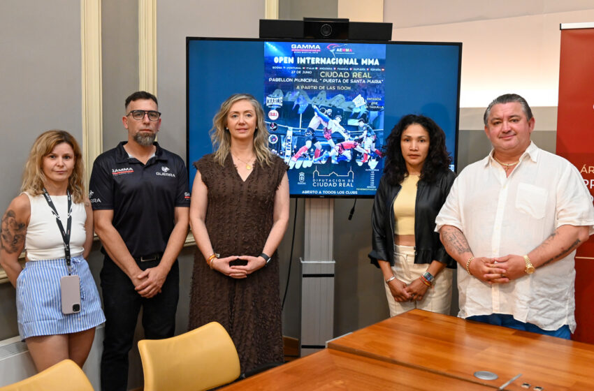  La Diputación colabora con el Open Internacional de MMA en Ciudad Real que contará con competidores de siete países.