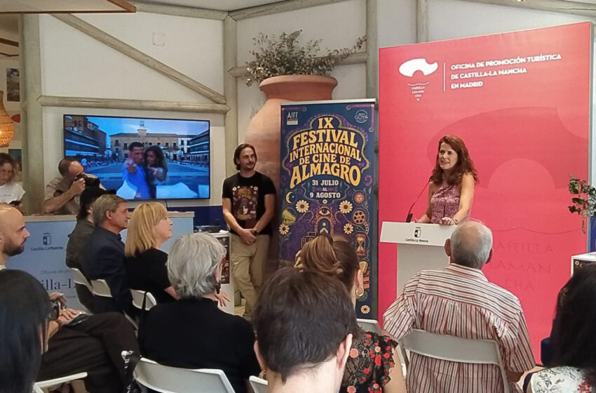  Pelayo resalta el apoyo de la Diputación al Festival Internacional de Cine de Almagro en Madrid.