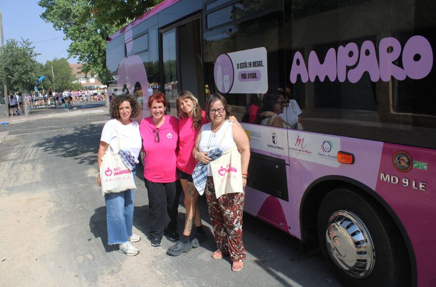  El Gobierno de Castilla-La Mancha despliega el autobús de la Red Amparo en la Pandorga para prevenir y atender posibles casos de violencia sexual