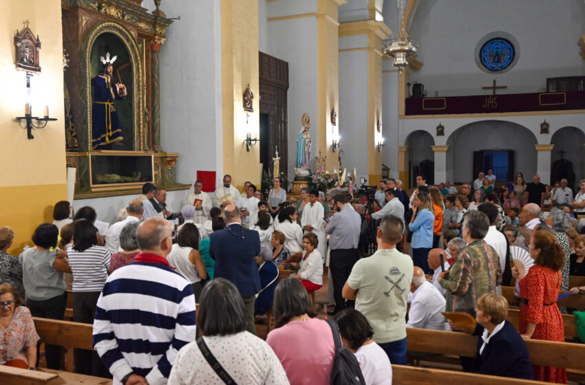  Agudo recupera el retablo de su parroquia tras una restauración financiada por Diputación