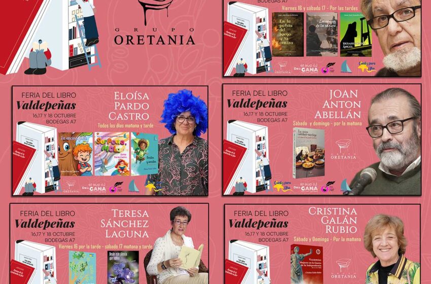  El Grupo Oretania participa en la gran cita de las letras en Valdepeñas