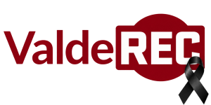 Logotipo ValdeREC con lazo negro
